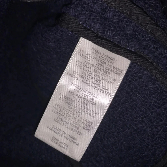 Rebecca Taylor *Navy Blue* Frayed Fringe Tweed Blazer Jacket Leather Accents 4 - Picture 8 of 15